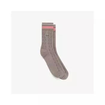 LacoSte Women S Stripe Cable Middle SockS Ra936e 55g I1k 0TU