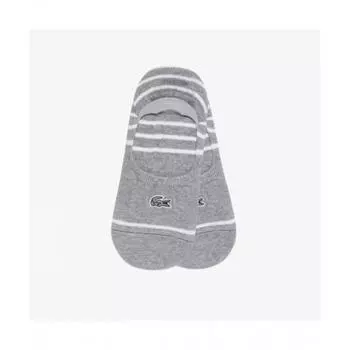 LacoSte Women S Stripe Fake SockS [melange Gray] 0TU