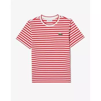 LacoSTe Women S STriped ShorT Sleeve T ShirT Tf251e 54g 240 038