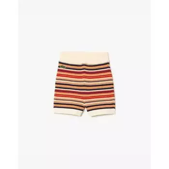 LacoSte Women S Summer Pattern Sweat ShortS Gf7919 54g Irm 034