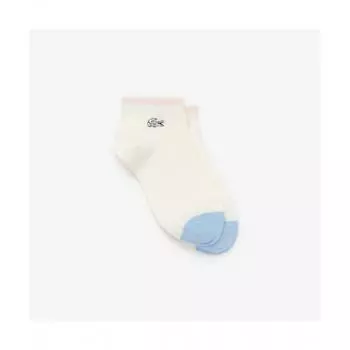 LacoSte Women S Tipping Point Ankle SockS [off White] 0TU