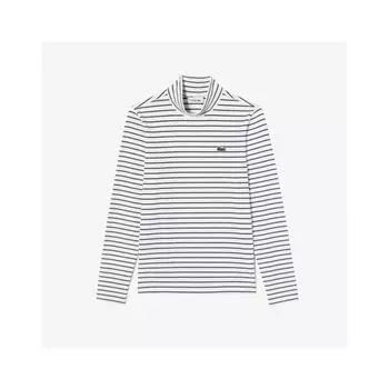LacoSTe Women S TurTleneck Long Sleeve T ShirT Tf605e 54n Hde 034