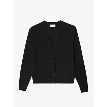 Lacoste Женский мягкий шерстяной кардиган с V-образным вырезом AF110E 54N 031 Q2NAF110E 54N031 034