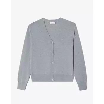 LacoSte Women S V Neck Soft Wool Cardigan Af110e 54n Cca 034