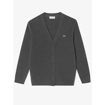 Lacoste Женский водонепроницаемый кардиган с V-образным вырезом AF199E 54N 050 Q2NAF199E 54N050 034