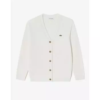 LacoSte Women S Waterproof V Neck Cardigan Af199e 54n Xfj 034