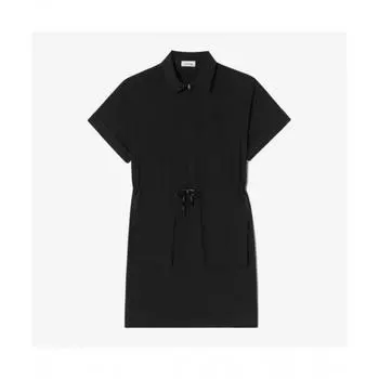 Lacoste Женское платье с тканым воротником [черное] 034