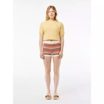 Lacoste Women Summer Pattern Sweater Shorts Gf7919 54g Irm q2nGf7919 54gIrm 034