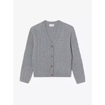 Lacoste Женский кардиган с V-образным вырезом Af299e 54n Uwc q2nAf299e 54nUwc 036