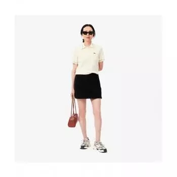 Lacoste Wool Mini Skirt For Women [black] 034