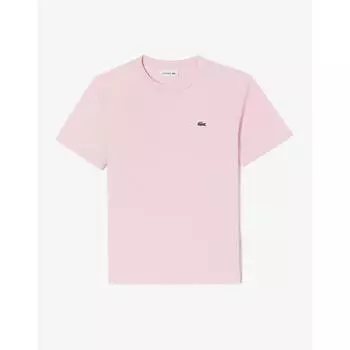 Lacoste Женская базовая футболка с круглым вырезом и коротким рукавом Tf545e 54g Kf9 032