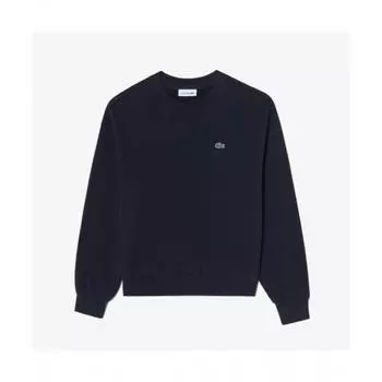LacoSte Женская базовая толстовка с круглым вырезом [темно-синий] 038
