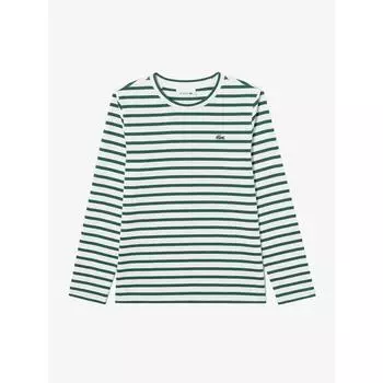 LacoSTe Женская футболка с длинным рукавом в полоску Tf821e 54n 132 q2nTf821e 54n132 034
