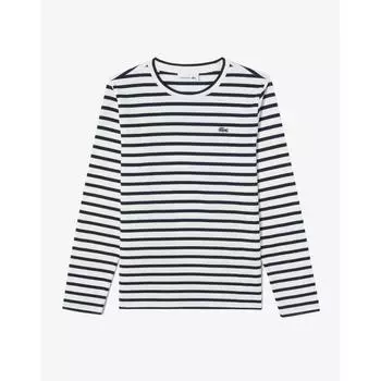 Lacoste Женская футболка с длинными рукавами в полоску Tf821e 54n Hde 034