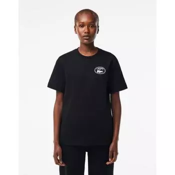 Lacoste Женская футболка с коротким рукавом и фирменным принтом Tf0854 54g 031 034