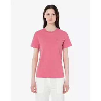 Lacoste Женская футболка с коротким рукавом StiTch Point Tone On Tone Croc Tf0097 54g Pqu 034
