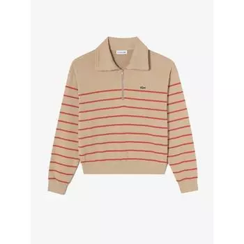 LacoSTe женская футболка с застежкой-молнией на половину длины Sf276e 54n 240 q2nSf276e 54n240 034