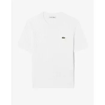 Lacoste Женская кофта с коротким рукавом и круглым вырезом Af480e 54n 001 034