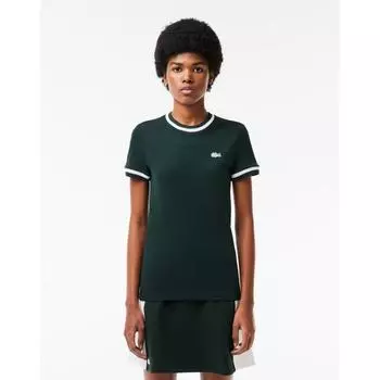 LacoSTe Женская облегающая футболка с коротким рукавом Tf7221 54 г Te2 034