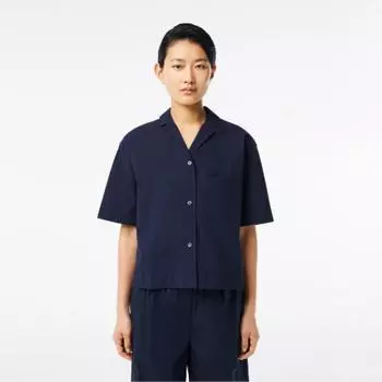 LACOSTE Женская рубашка с коротким рукавом Overfit Poke CF6918 54G 166