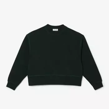 LACOSTE Женская толстовка Active Double Face [Deep Green] 034