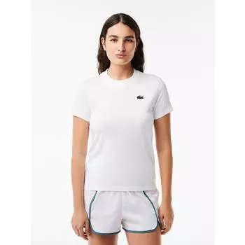 LacoSTe Женская тренировочная базовая футболка Tf9246 54g 001 q2nTf9246 54g001 032