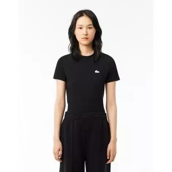 Lacoste Женская тренировочная базовая футболка Tf9246 54n 031 034