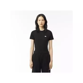 LacoSTe Женская тренировочная базовая футболка Tf9246 54n 031 q2nTf9246 54n031 036