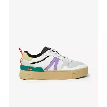 LACOSTE Женские кожаные замшевые кроссовки L002 Colourpop RZ0098W52N 082