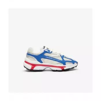 LACOSTE Женские кроссовки L003 2K24 [Белый Синий]