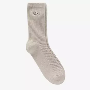 Lacoste Женские носки из рубчатой ткани длиной до середины голени Ra012e Cb8 FREE