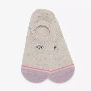 LACOSTE Женские носки с люрексом FAKE [кремовые]