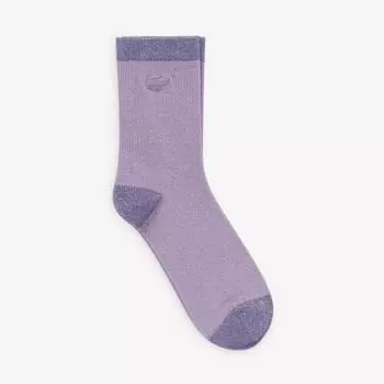 LACOSTE Женские Носки с Люрексом [Фиолетовый]