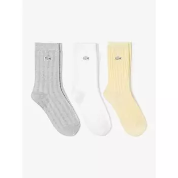 LACOSTE женские носки тройной комплект RA221B 54G 001 Q2NRA221B 54G001