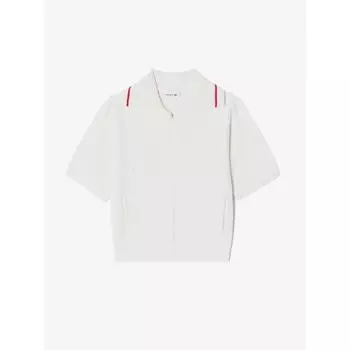 LACOSTE Женский кардиган с коротким рукавом на молнии AF800E 54N 70V Q2NAF800E 54N70V 034