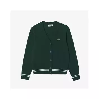 LacoSte Женский S Базовый Кардиган На Пуговицах Y Af929e 54n Yzp 036