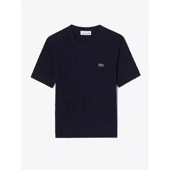 LacoSte Женский S-образный вырез с коротким рукавом и круглым вырезом Af480e 54n 166 q2nAf480e 54n166 036