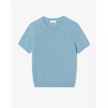 Lacoste Женский свитер с коротким рукавом из шерсти альпаки Af100e 54n Hbp 034