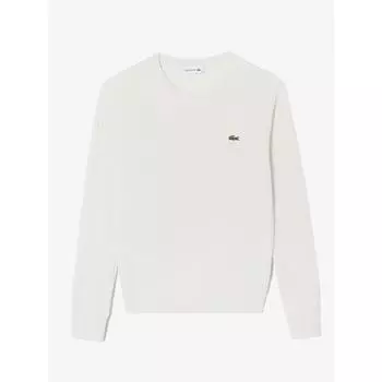 LacoSte Женский свитер с круглым вырезом и косой вязкой Af073e 54n Xfj q2nAf073e 54nXfj 034