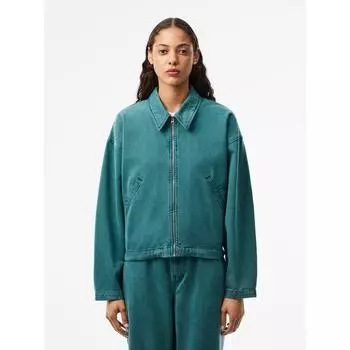 LACOSTE Женский свободный крой цветной джинсовый блузон BF1107 54G IY4 Q2NBF1107 54GIY4 034