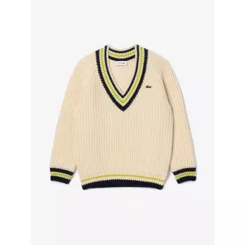 Lacoste женский теннисный свитер с V-образным вырезом Af2563 54n I63 q2nAf2563 54nI63 034