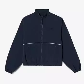 LACOSTE Женский укороченный теннисный джемпер [Темно-синий] 034