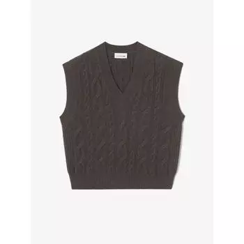 LacoSte Женский жилет S Cable V Neck Af310e 54n Six q2nAf310e 54nSix 034