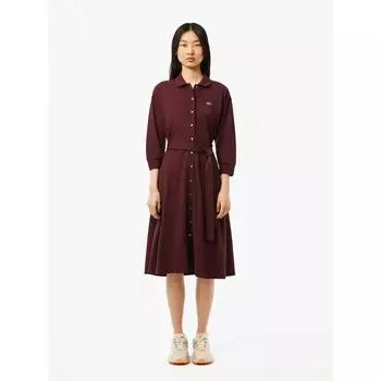 Lacoste Женское платье-поло с расклешенным ремнем Ef0850 54n Bzd q2nEf0850 54nBzd 034