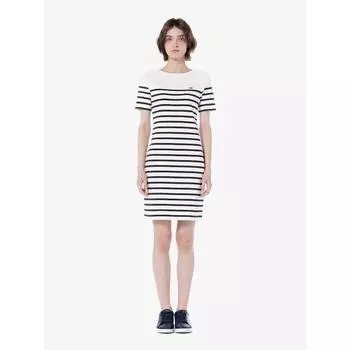 LacoSte Женское платье с вырезом-лодочкой в морскую полоску Ef312e 54g 166 q2nEf312e 54g166 036
