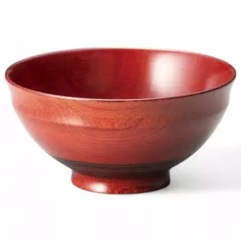 Lacquerware Tea Made in Japan J-kitchens Bowl, Wooden, Hand-Painted, PID-528558,