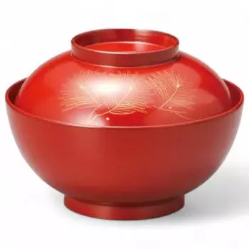 Lacquerware Wood Powder and Resin Synthetic with Chinkin Made in Japan J-kitchens Bowl, Lacquerware, Hand-Painted (Dark Gold) Finish, PID-526967,