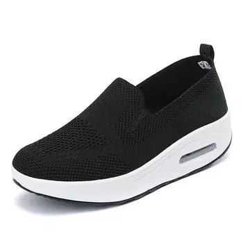 Ladies 2024 new casual sports women s shoes Soft sole Mom shoes Lightweight comfortable fashion large size walking shoes 36