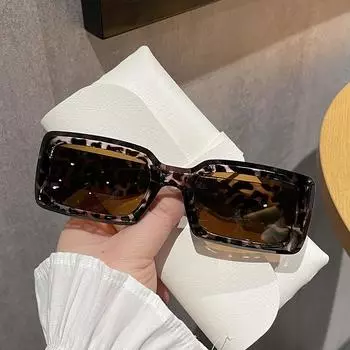 Женские очки Защита от солнца УФ-защита Модные индивидуальные ретро Y2g хип-хоп вечерние уличные солнцезащитные очки вогнутой формы квадратные солнцезащитные очки