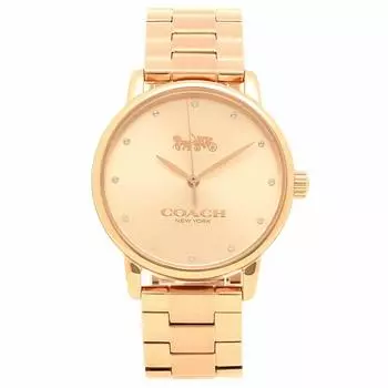 Ladies Grand 24mm Quartz COACH Rose Gold 36MM 14502929 [Coach] [Item]